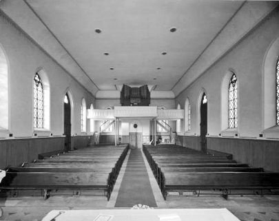 Nef vue depuis le choeur. © Région Bourgogne-Franche-Comté, Inventaire du patrimoine