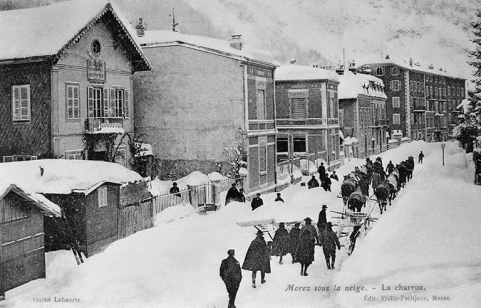 Morez sous la neige. - La Charrue. © Région Bourgogne-Franche-Comté, Inventaire du patrimoine