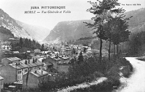 Jura Pittoresque - Morez - Vue Générale et Vallée [depuis la route de La Mouille], entre 1918 et 1925. © Région Bourgogne-Franche-Comté, Inventaire du patrimoine