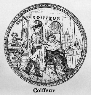 Figure mobile : le coiffeur. © Région Bourgogne-Franche-Comté, Inventaire du patrimoine Figure mobile : le coiffeur. © Région Bourgogne-Franche-Comté, Inventaire du patrimoine