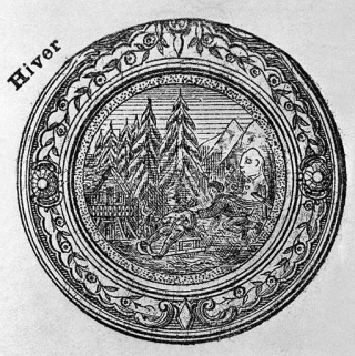 Décor de balancier : l'Hiver. © Région Bourgogne-Franche-Comté, Inventaire du patrimoine Décor de balancier : l'Hiver. © Région Bourgogne-Franche-Comté, Inventaire du patrimoine