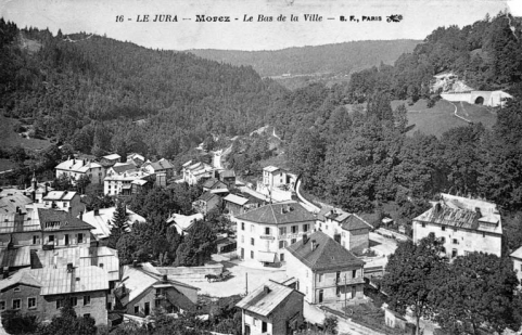 Le Jura - Morez - Le Bas de la Ville, entre 1912 et 1916. © Région Bourgogne-Franche-Comté, Inventaire du patrimoine Le Jura - Morez - Le Bas de la Ville, entre 1912 et 1916. © Région Bourgogne-Franche-Comté, Inventaire du patrimoine