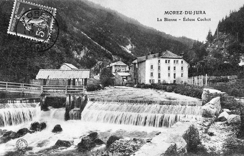 Morez-du-Jura. La Bienne - Ecluse Cochet. © Région Bourgogne-Franche-Comté, Inventaire du patrimoine Morez-du-Jura. La Bienne - Ecluse Cochet. © Région Bourgogne-Franche-Comté, Inventaire du patrimoine