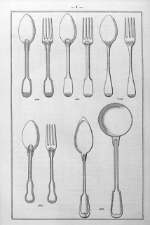 Couverts fabriqués à l'usine. © Région Bourgogne-Franche-Comté, Inventaire du patrimoine Couverts fabriqués à l'usine. © Région Bourgogne-Franche-Comté, Inventaire du patrimoine