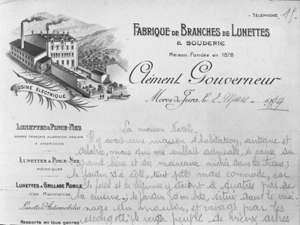 Fabrique de Branches de Lunettes et souderie Clément Gouverneur. © Région Bourgogne-Franche-Comté, Inventaire du patrimoine