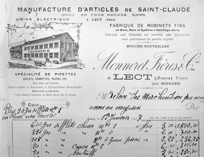 Papier à en-tête. © Région Bourgogne-Franche-Comté, Inventaire du patrimoine