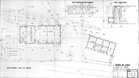 Usine et abords. Plans. Etat au 10-3-62. © Région Bourgogne-Franche-Comté, Inventaire du patrimoine
