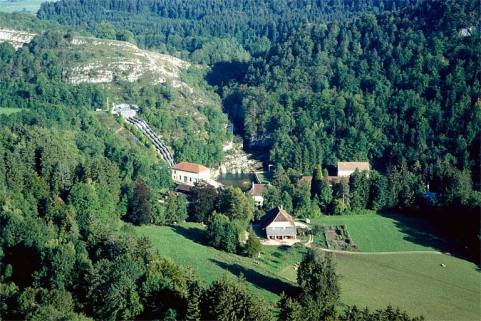 Vue d'ensemble depuis le sud-ouest. © Région Bourgogne-Franche-Comté, Inventaire du patrimoine