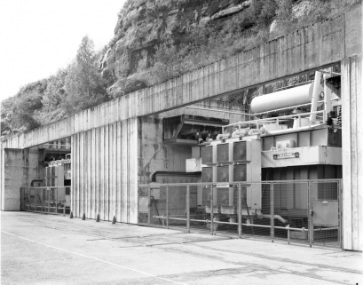 Vue d'ensemble des transformateurs. © Région Bourgogne-Franche-Comté, Inventaire du patrimoine Vue d'ensemble des transformateurs. © Région Bourgogne-Franche-Comté, Inventaire du patrimoine