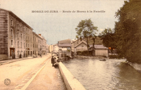 Morez-du-Jura - Route de Morez à la Faucille, avant 1909. © Région Bourgogne-Franche-Comté, Inventaire du patrimoine Morez-du-Jura - Route de Morez à la Faucille, avant 1909. © Région Bourgogne-Franche-Comté, Inventaire du patrimoine