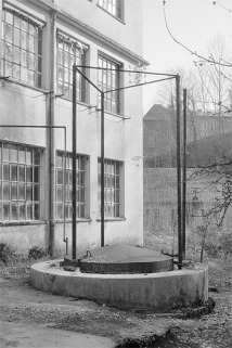 Gazomètre (stockage d'acétylène). © Région Bourgogne-Franche-Comté, Inventaire du patrimoine