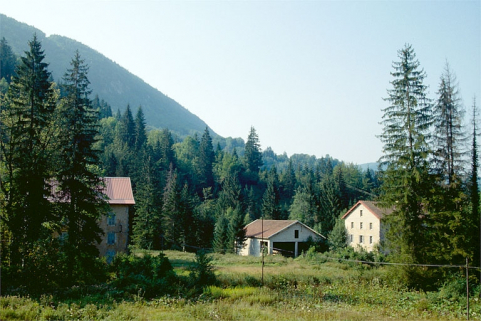 Vue d'ensemble depuis le sud. © Région Bourgogne-Franche-Comté, Inventaire du patrimoine