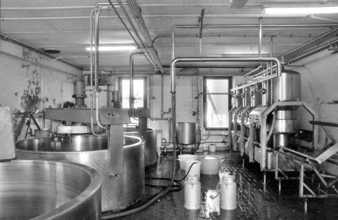 Intérieur de l'atelier de fabrication. © Région Bourgogne-Franche-Comté, Inventaire du patrimoine