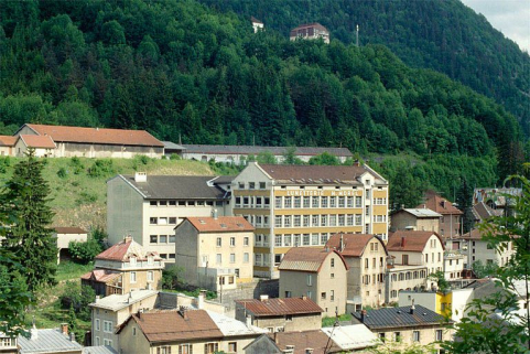 Vue d'ensemble de la façade postérieure. © Région Bourgogne-Franche-Comté, Inventaire du patrimoine Vue d'ensemble de la façade postérieure. © Région Bourgogne-Franche-Comté, Inventaire du patrimoine