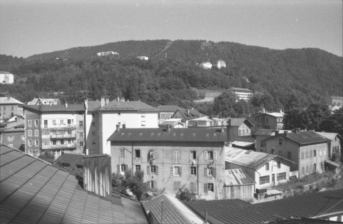 Vue d'ensemble des façades sur la Bienne (depuis l'ouest). © Région Bourgogne-Franche-Comté, Inventaire du patrimoine