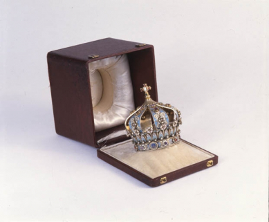 Vue d'ensemble dans son coffre. © Région Bourgogne-Franche-Comté, Inventaire du patrimoine