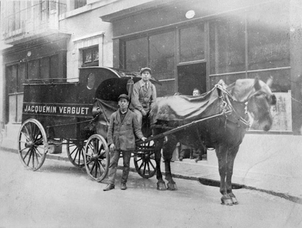 [Chariot de livraison de la société]. © Région Bourgogne-Franche-Comté, Inventaire du patrimoine