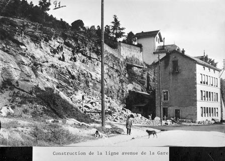 [Usine au n° 23 lors du percement du tunnel ferroviaire]. © Région Bourgogne-Franche-Comté, Inventaire du patrimoine