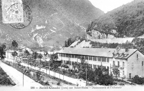 Saint-Claude (Jura) sur Saint-Blaise - Diamanterie et l'Abattoir. © Région Bourgogne-Franche-Comté, Inventaire du patrimoine
