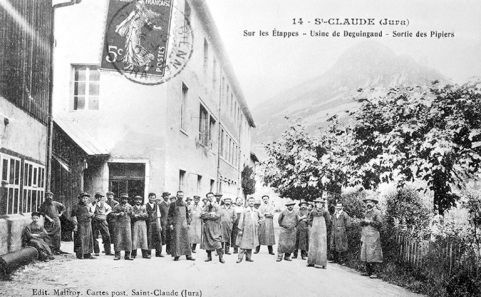 St-Claude (Jura). Sur les Etappes - Usine de Deguingand - Sortie des Pipiers. © Région Bourgogne-Franche-Comté, Inventaire du patrimoine