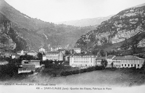 Saint-Claude (Jura) - Quartier des Etapes, Fabrique de Pipes. © Région Bourgogne-Franche-Comté, Inventaire du patrimoine