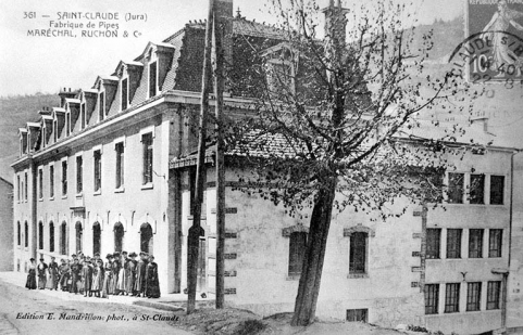 Saint-Claude (Jura). Fabrique de Pipes Maréchal, Ruchon & Cie. © Région Bourgogne-Franche-Comté, Inventaire du patrimoine