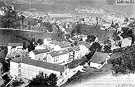 Saint-Claude (Jura) - Côté du Levant - 1. Quartier St-Hubert - 2. Le Cimetière - 3. La Ville. © Région Bourgogne-Franche-Comté, Inventaire du patrimoine