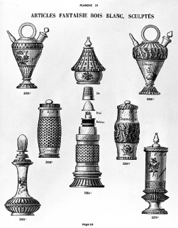 Articles fantaisie bois blanc, sculptés. © Région Bourgogne-Franche-Comté, Inventaire du patrimoine