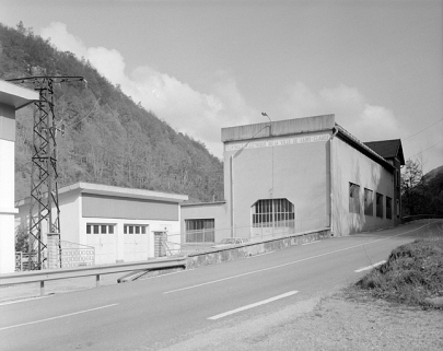 Façade antérieure de la centrale. © Région Bourgogne-Franche-Comté, Inventaire du patrimoine