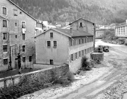 Séchoir à ébauchons : façades postérieure et latérale gauche. © Région Bourgogne-Franche-Comté, Inventaire du patrimoine