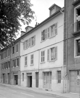 Façade antérieure de l'immeuble. © Région Bourgogne-Franche-Comté, Inventaire du patrimoine