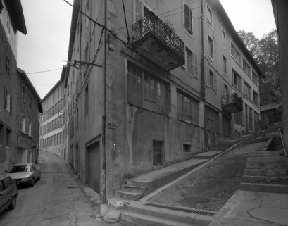Façades à l'angle de la rue des Etapes et de celle des Petites Etapes. © Région Bourgogne-Franche-Comté, Inventaire du patrimoine
