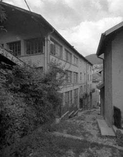 Façades sur la rue des Petites Etapes, de trois quarts droite. © Région Bourgogne-Franche-Comté, Inventaire du patrimoine