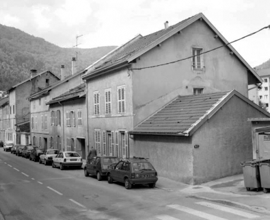 Façades sur la rue du Faubourg Marcel. © Région Bourgogne-Franche-Comté, Inventaire du patrimoine