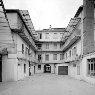 Bâtiment rue de la Poyat : façade postérieure. © Région Bourgogne-Franche-Comté, Inventaire du patrimoine