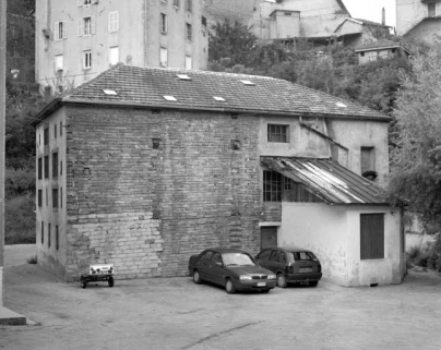Atelier de fabrication Martena : façade antérieure. © Région Bourgogne-Franche-Comté, Inventaire du patrimoine