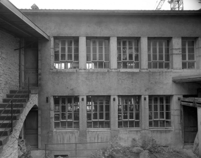 Façade antérieure de l'usine. © Région Bourgogne-Franche-Comté, Inventaire du patrimoine