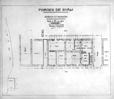 Forges de Syam. Bureaux et magasins. © Région Bourgogne-Franche-Comté, Inventaire du patrimoine
