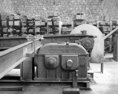 Banc d'étirage : système de transmission à engrenages Citroën. © Région Bourgogne-Franche-Comté, Inventaire du patrimoine