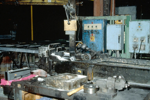 Atelier d'étirage : chariot et filière. © Région Bourgogne-Franche-Comté, Inventaire du patrimoine