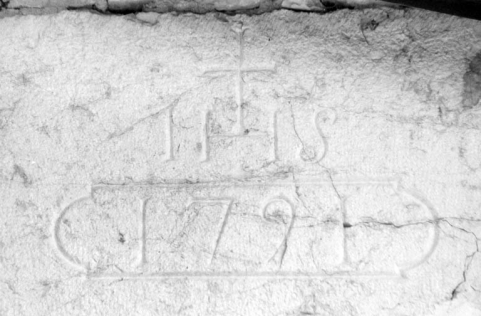 Date inscrite sur un linteau de porte du moulin. © Région Bourgogne-Franche-Comté, Inventaire du patrimoine