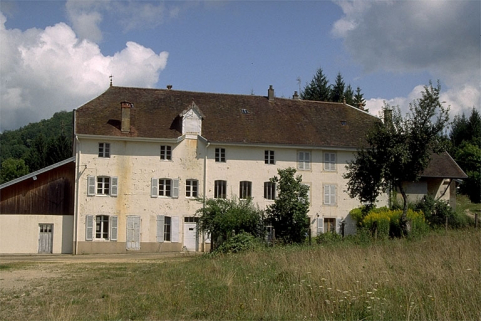 Façade antérieure du premier atelier de fabrication. © Région Bourgogne-Franche-Comté, Inventaire du patrimoine
