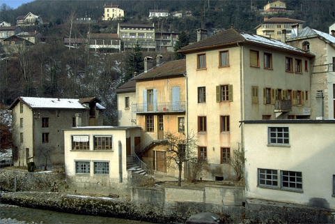 Bâtiments vus de l'est. © Région Bourgogne-Franche-Comté, Inventaire du patrimoine Bâtiments vus de l'est. © Région Bourgogne-Franche-Comté, Inventaire du patrimoine
