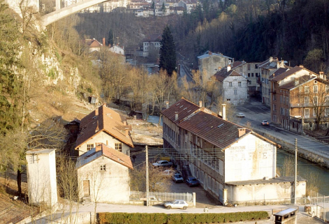 Vue d'ensemble depuis l'ouest. © Région Bourgogne-Franche-Comté, Inventaire du patrimoine