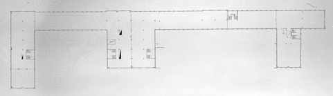 Plan d'immeuble. C.C.I. du Doubs. 2ème étage, 1992. © Région Bourgogne-Franche-Comté, Inventaire du patrimoine ;  Chambre de Commerce et d'Industrie du Doubs