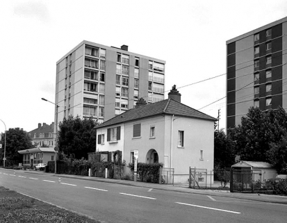 Maison de type 2, rue Xavier Marmier. © Région Bourgogne-Franche-Comté, Inventaire du patrimoine