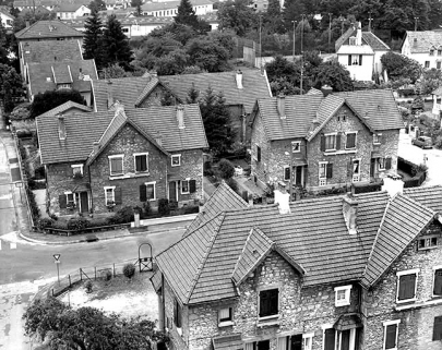Maisons de type 1, rue du Bougney. © Région Bourgogne-Franche-Comté, Inventaire du patrimoine