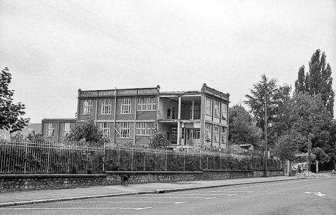Destruction de l'usine, 23 août 1993 : atelier (2a) vu depuis le nord. © Région Bourgogne-Franche-Comté, Inventaire du patrimoine