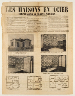 Les maisons en acier fabriquées à Saint-Amour en 1929. © Région Bourgogne-Franche-Comté, Inventaire du patrimoine