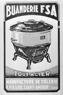 Buanderie FSA tout acier. © Région Bourgogne-Franche-Comté, Inventaire du patrimoine